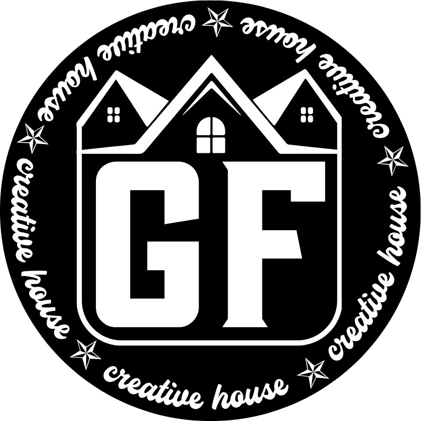 GF Creative House logo in black