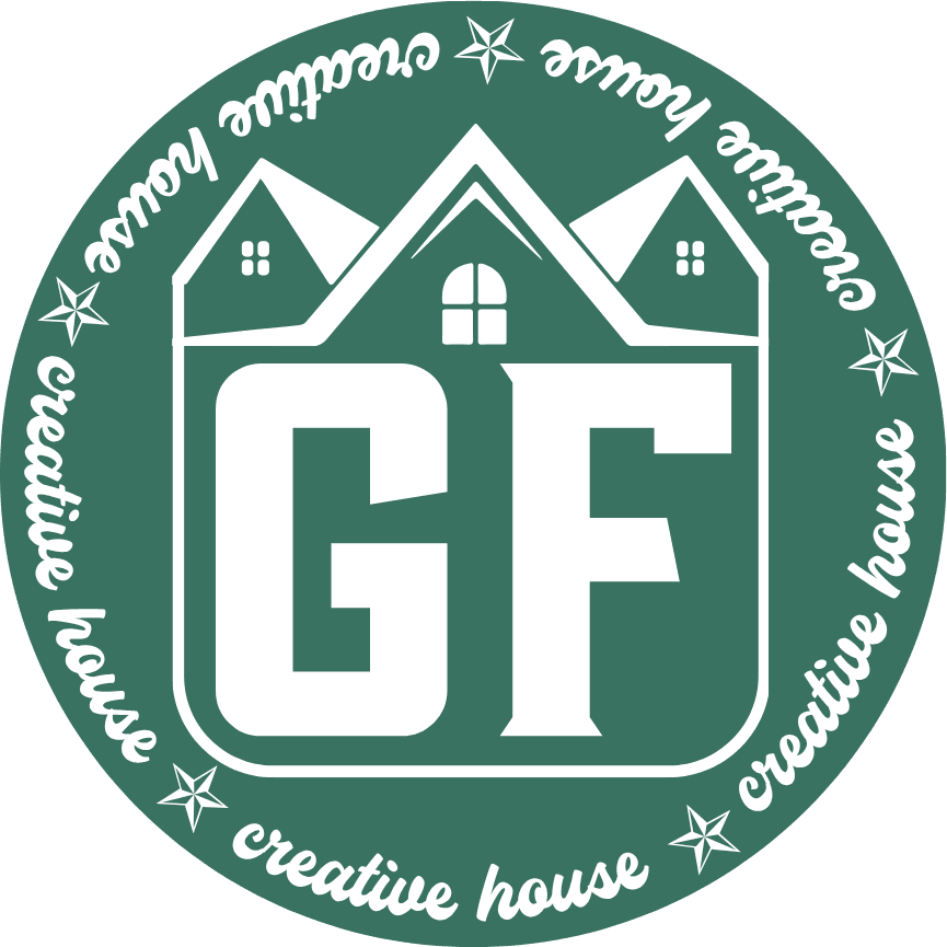 GF Creative House logo in green