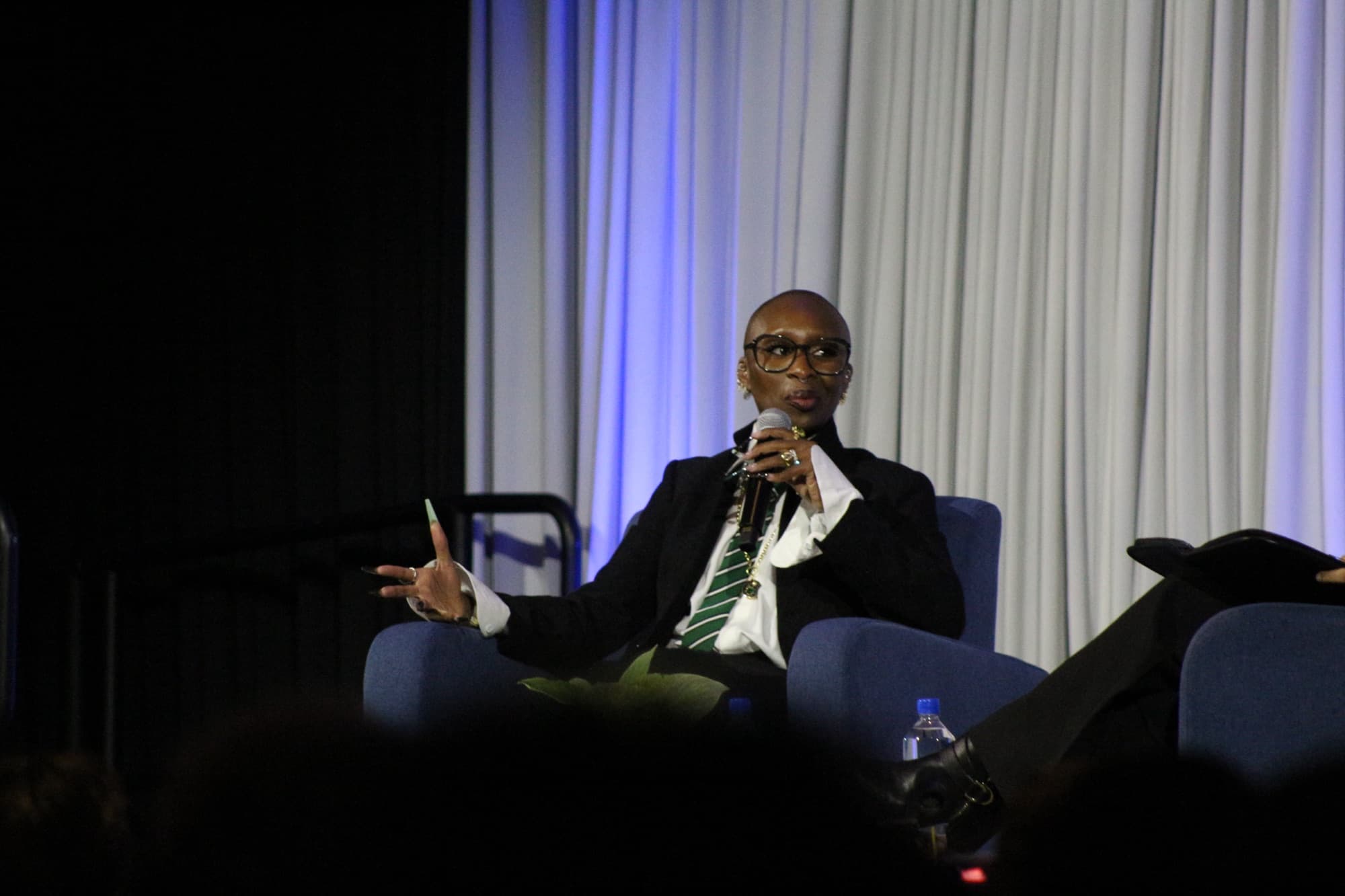 Cynthia Erivo in conversation, frame 4
