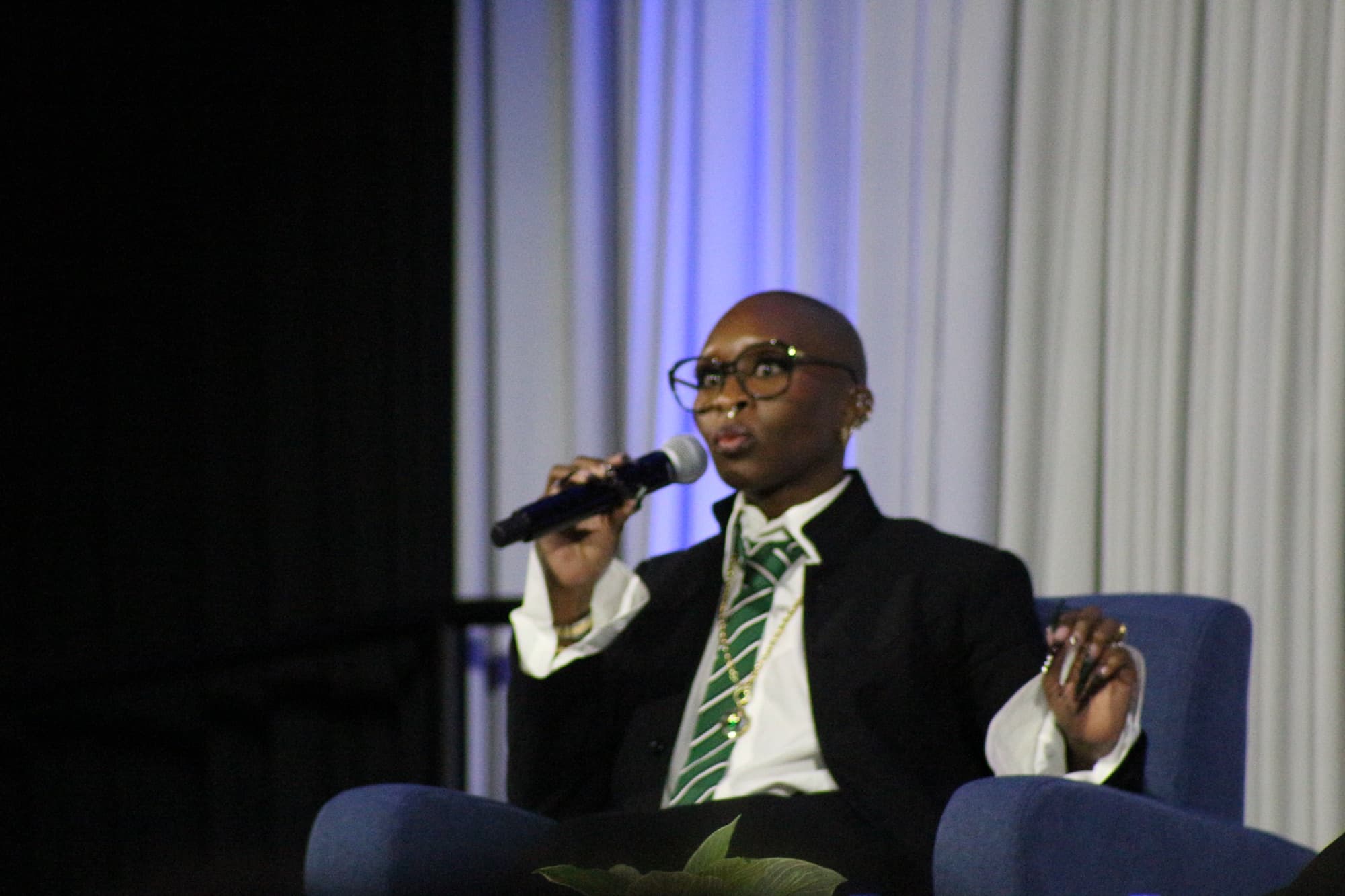 Cynthia Erivo in conversation, frame 6