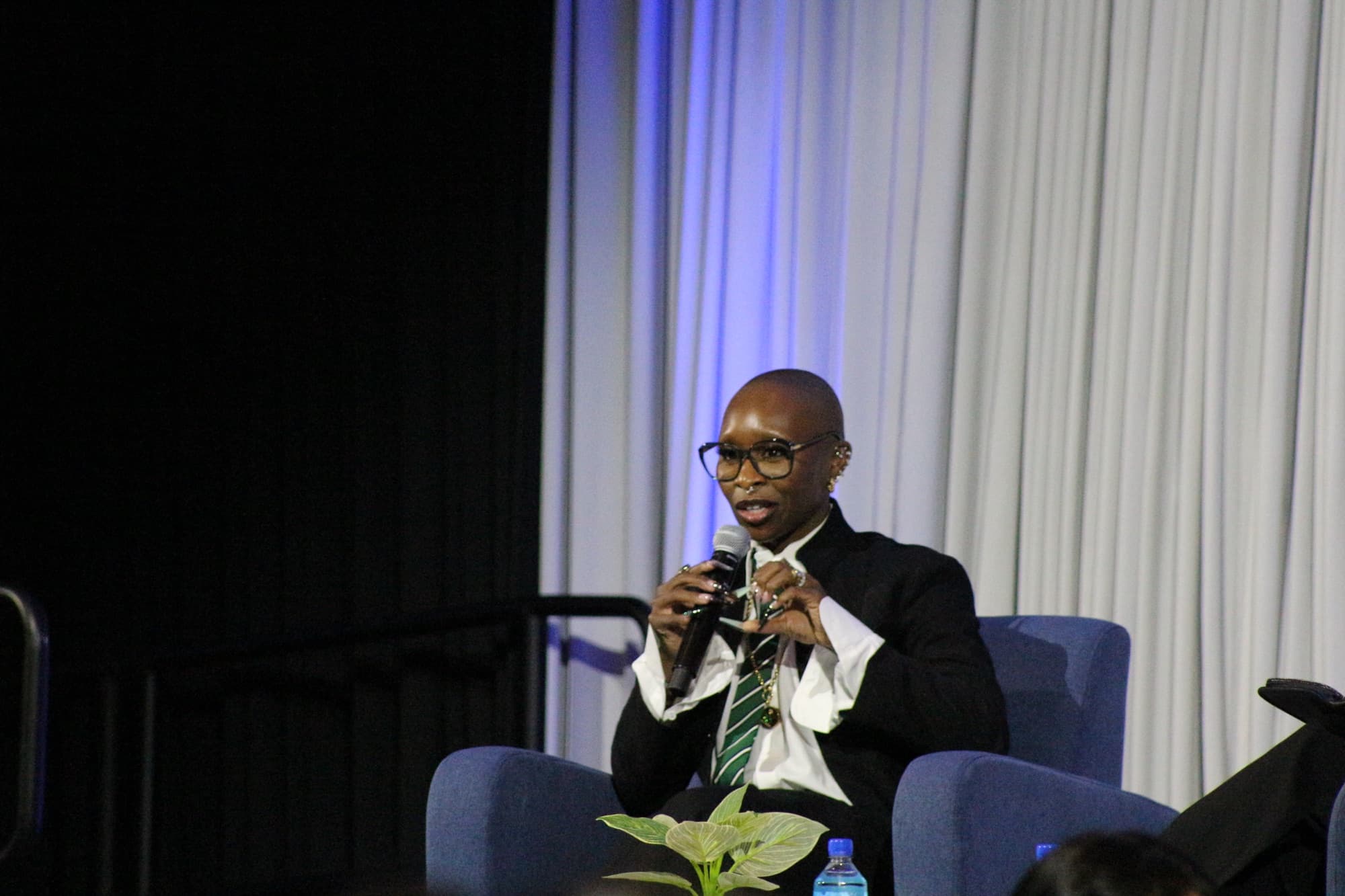 Cynthia Erivo in conversation, frame 8