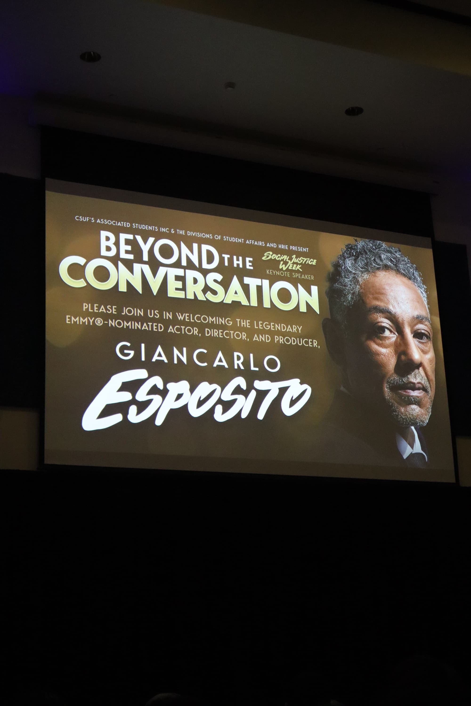 Giancarlo Esposito at Beyond the Conversation, frame 1