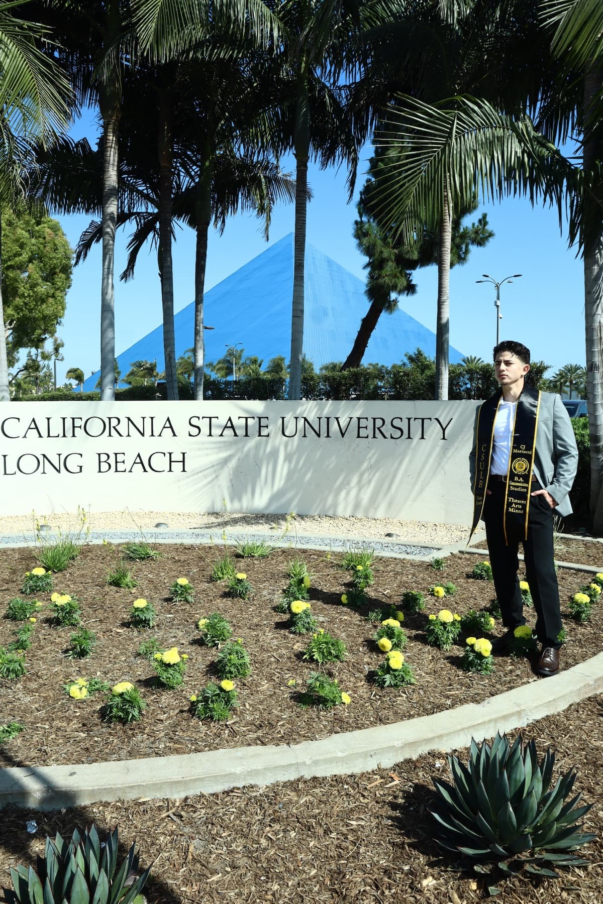 Graduation session, Cal State Long Beach, frame 1
