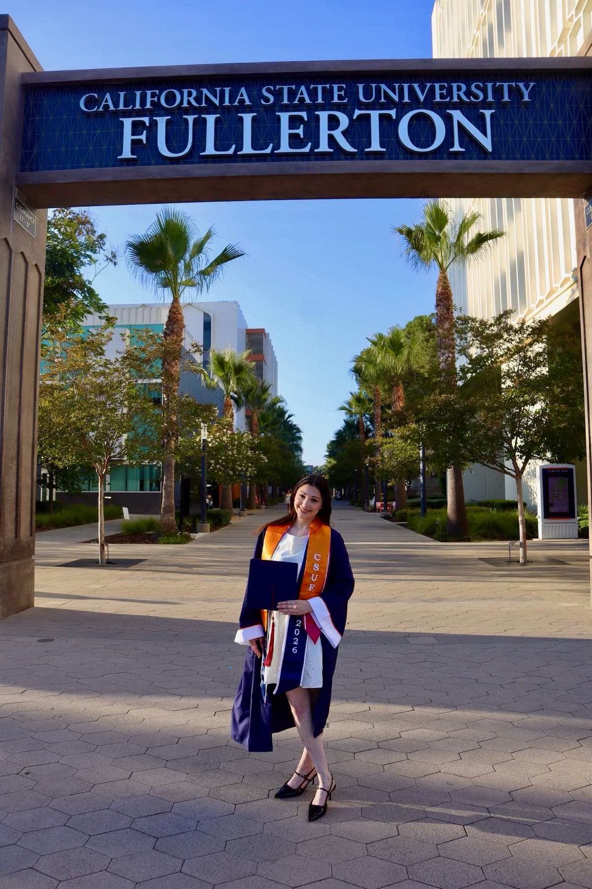 Graduation session, Cal State Fullerton, frame 6
