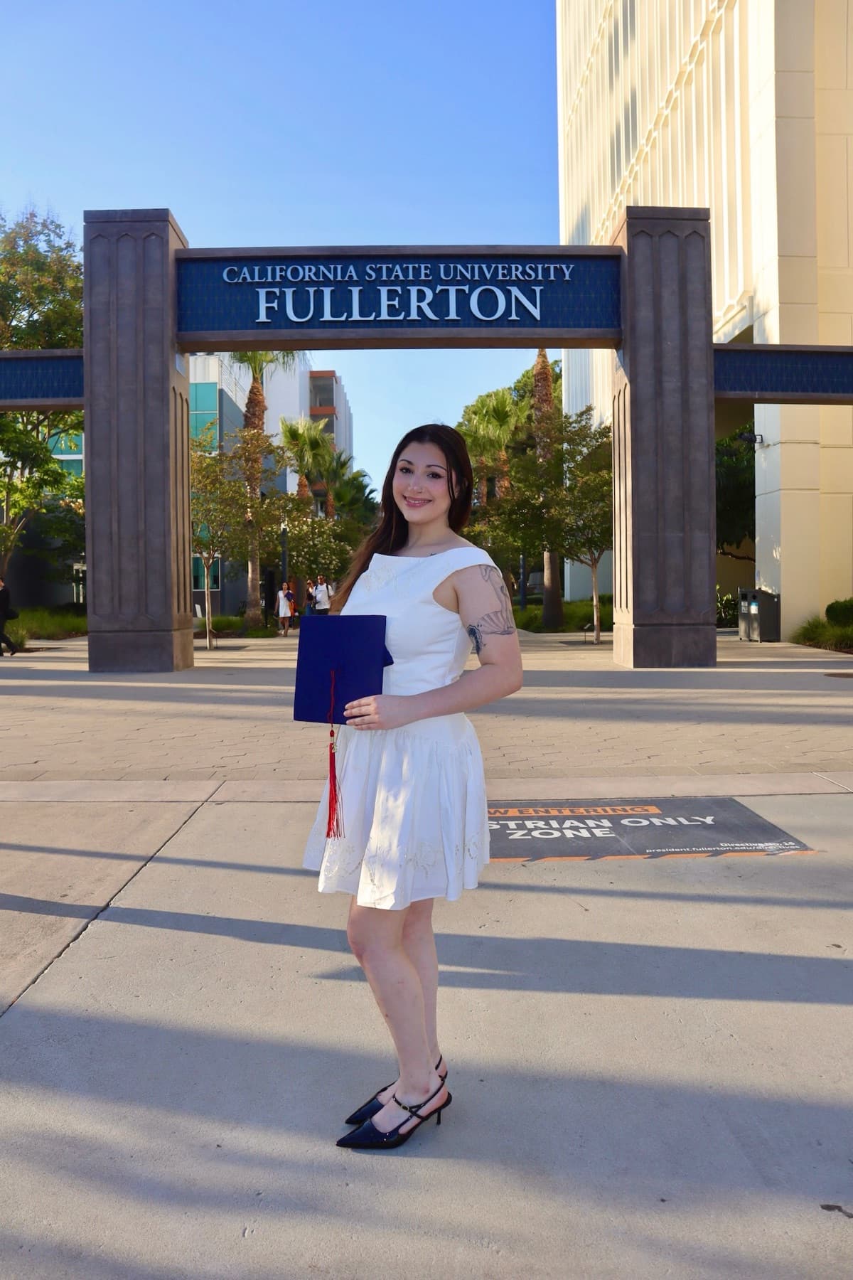 Graduation session, Cal State Fullerton, frame 7