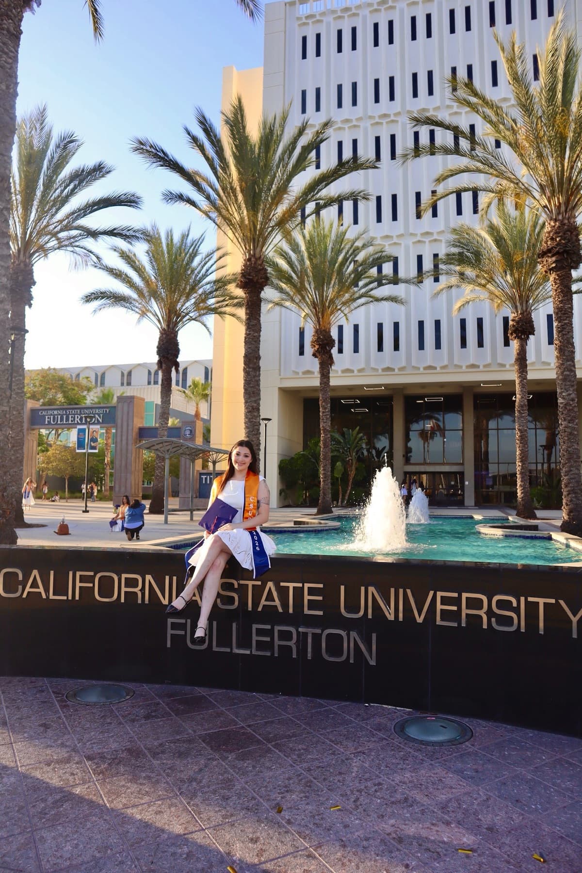 Graduation session, Cal State Fullerton, frame 8