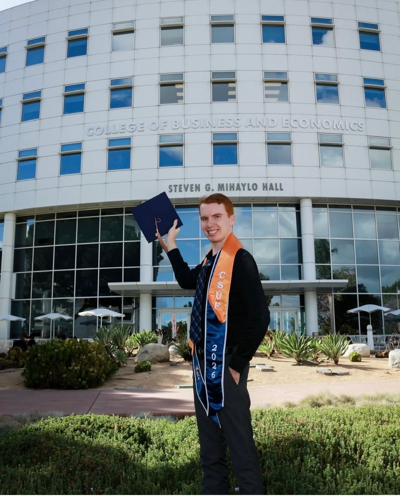 Andon’s graduation session, Cal State Fullerton, frame 7