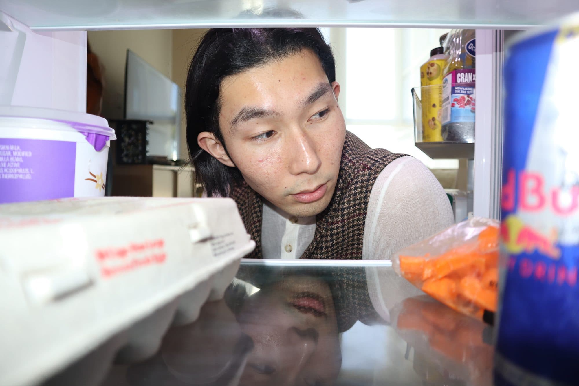 Portrait from inside the refrigerator, frame 11