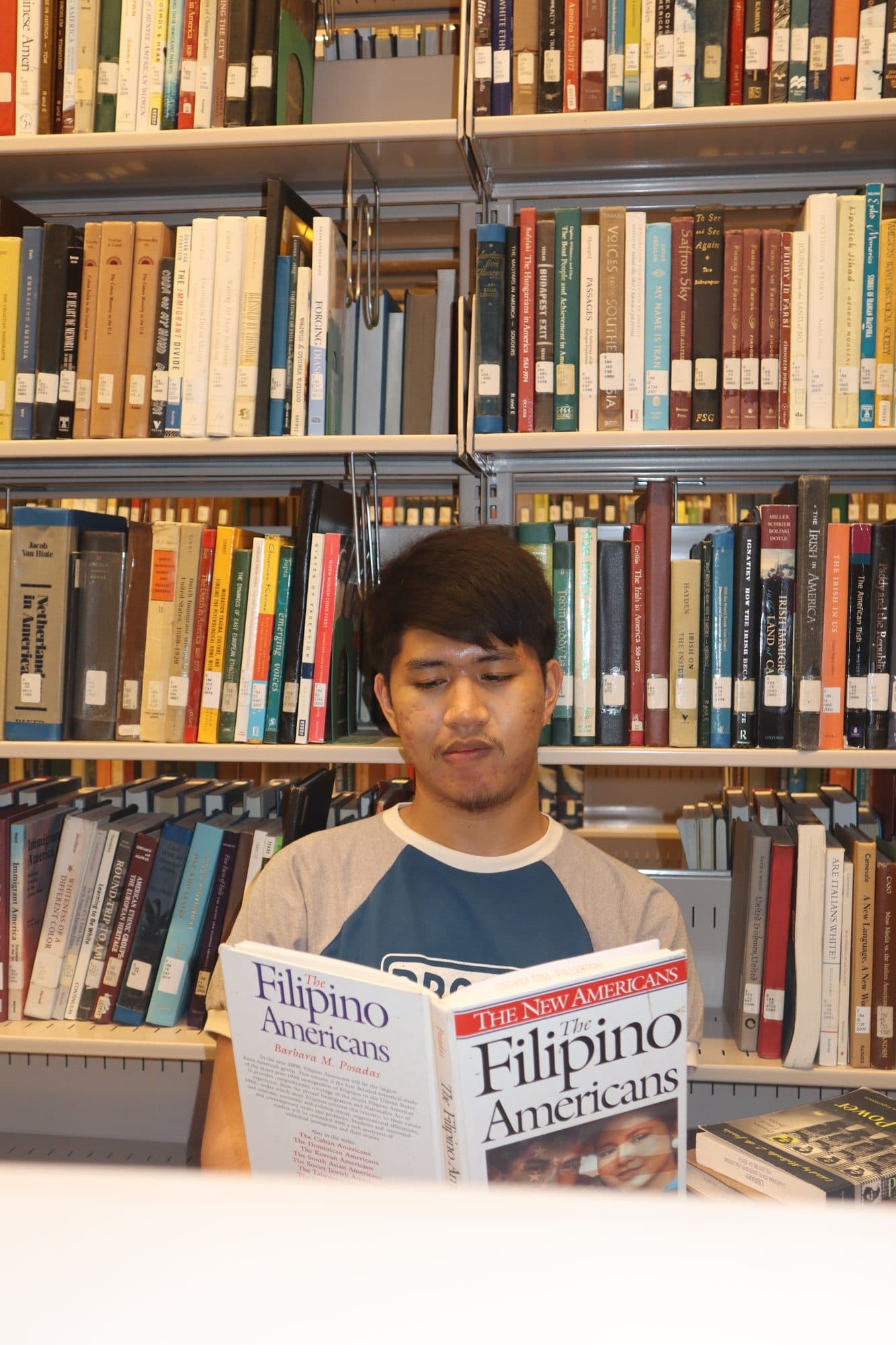 Raniel in the library, for Tusk, frame 4