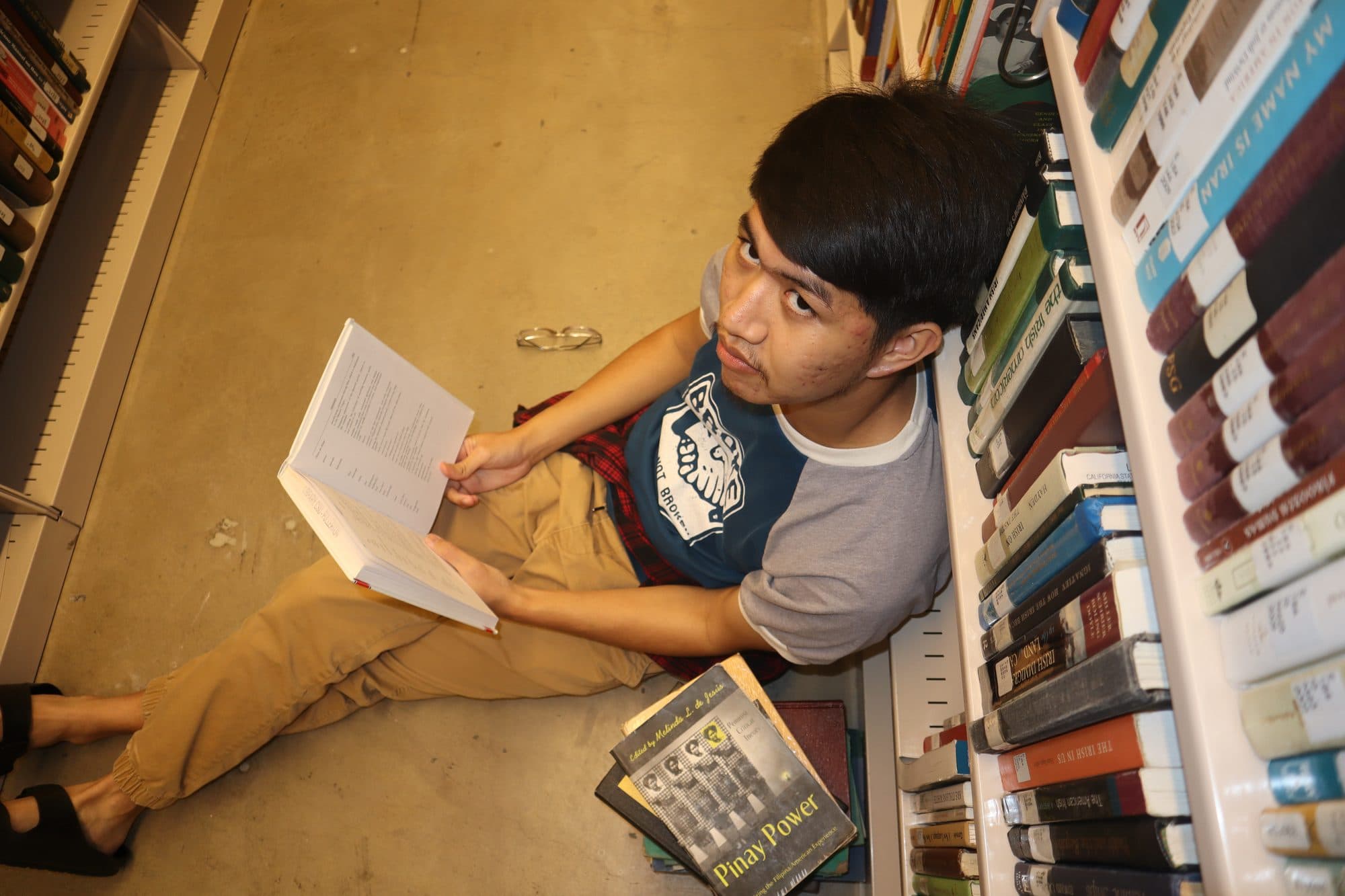 Raniel in the library, for Tusk, frame 8