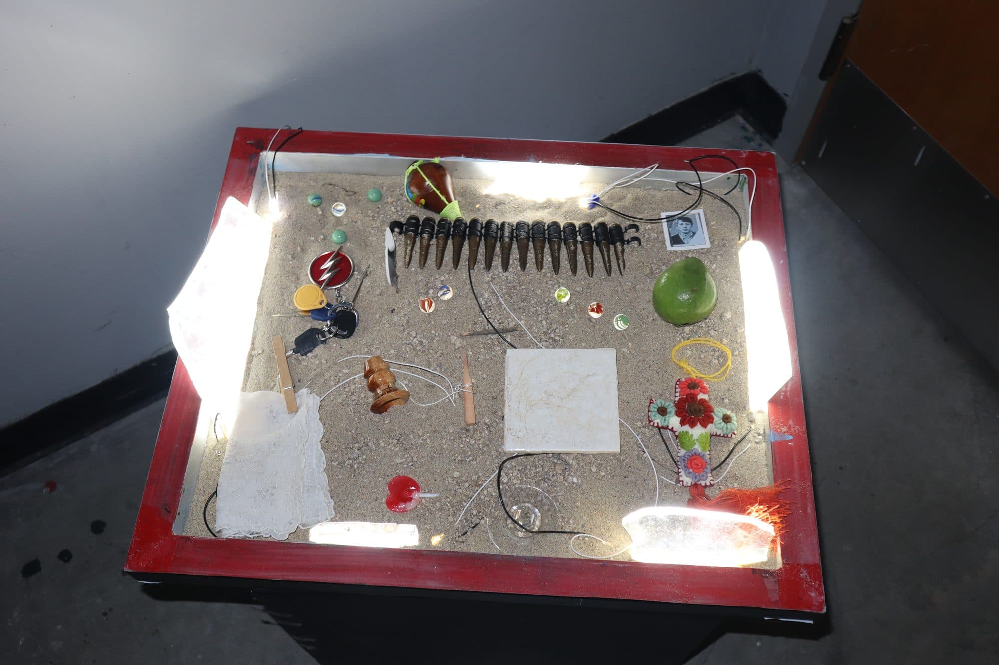 Diana Berg’s exhibit at Grand Central Art Center, frame 15