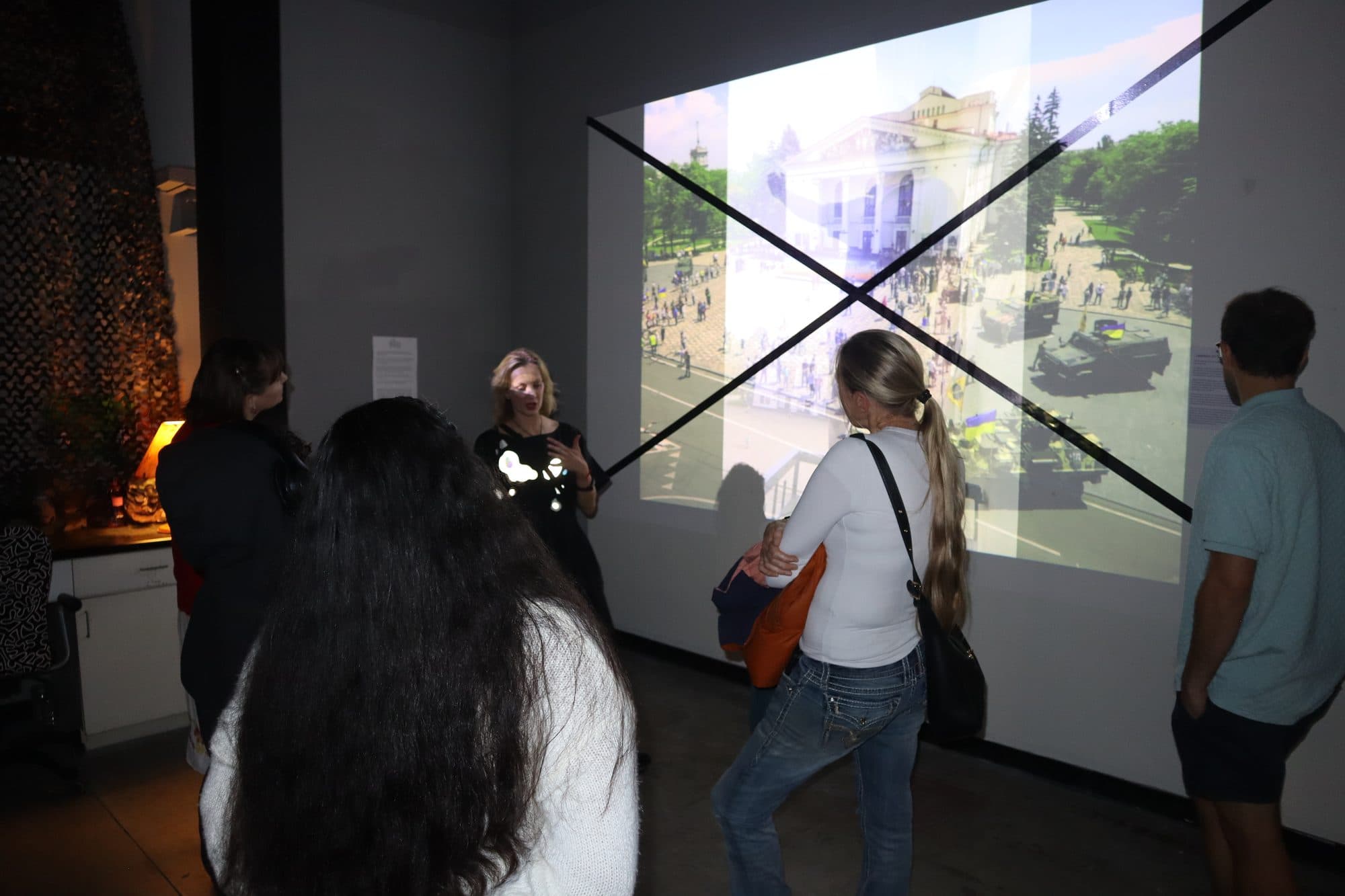 Diana Berg’s exhibit at Grand Central Art Center, frame 16