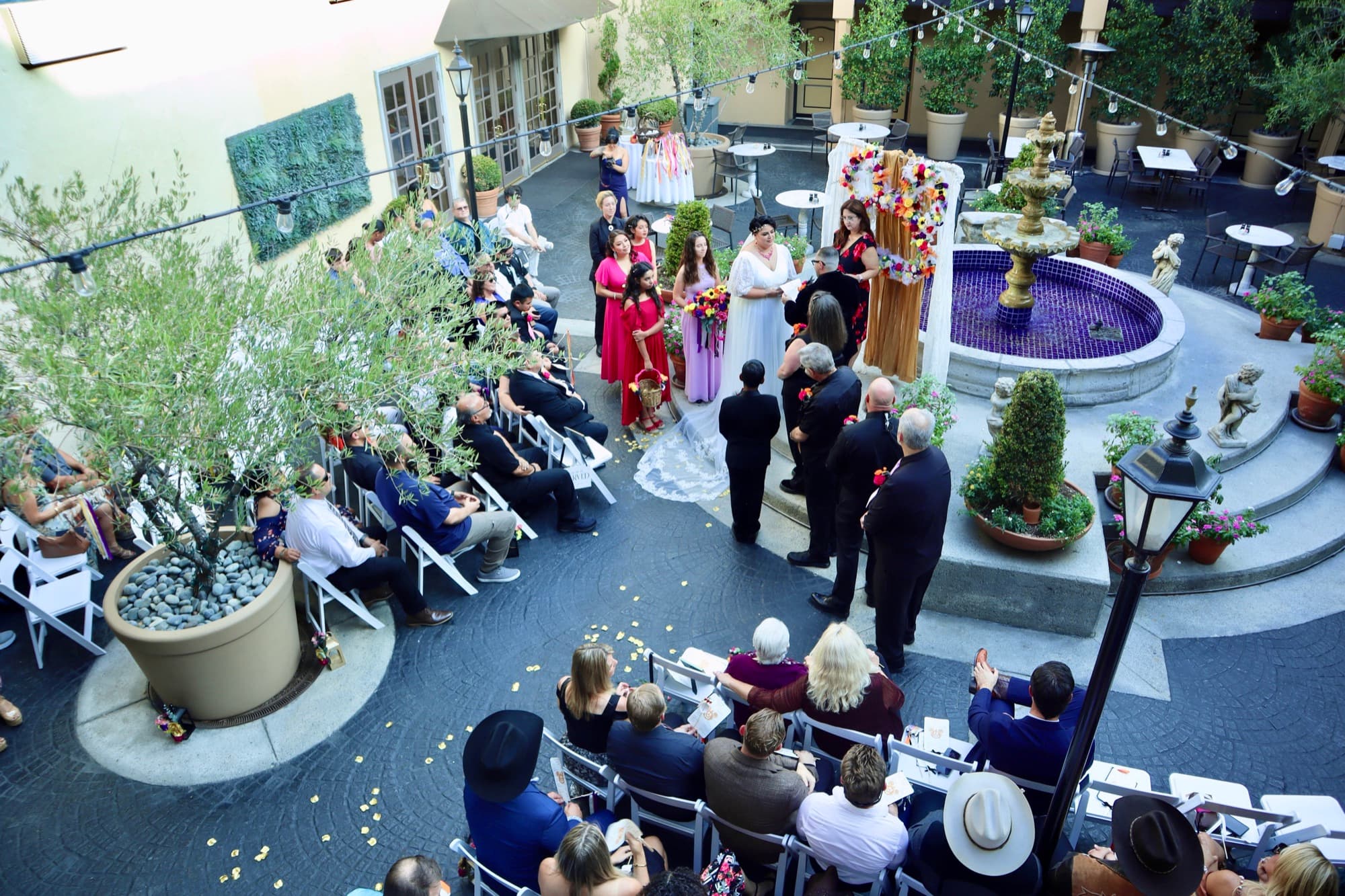 The wedding ceremony, frame 1