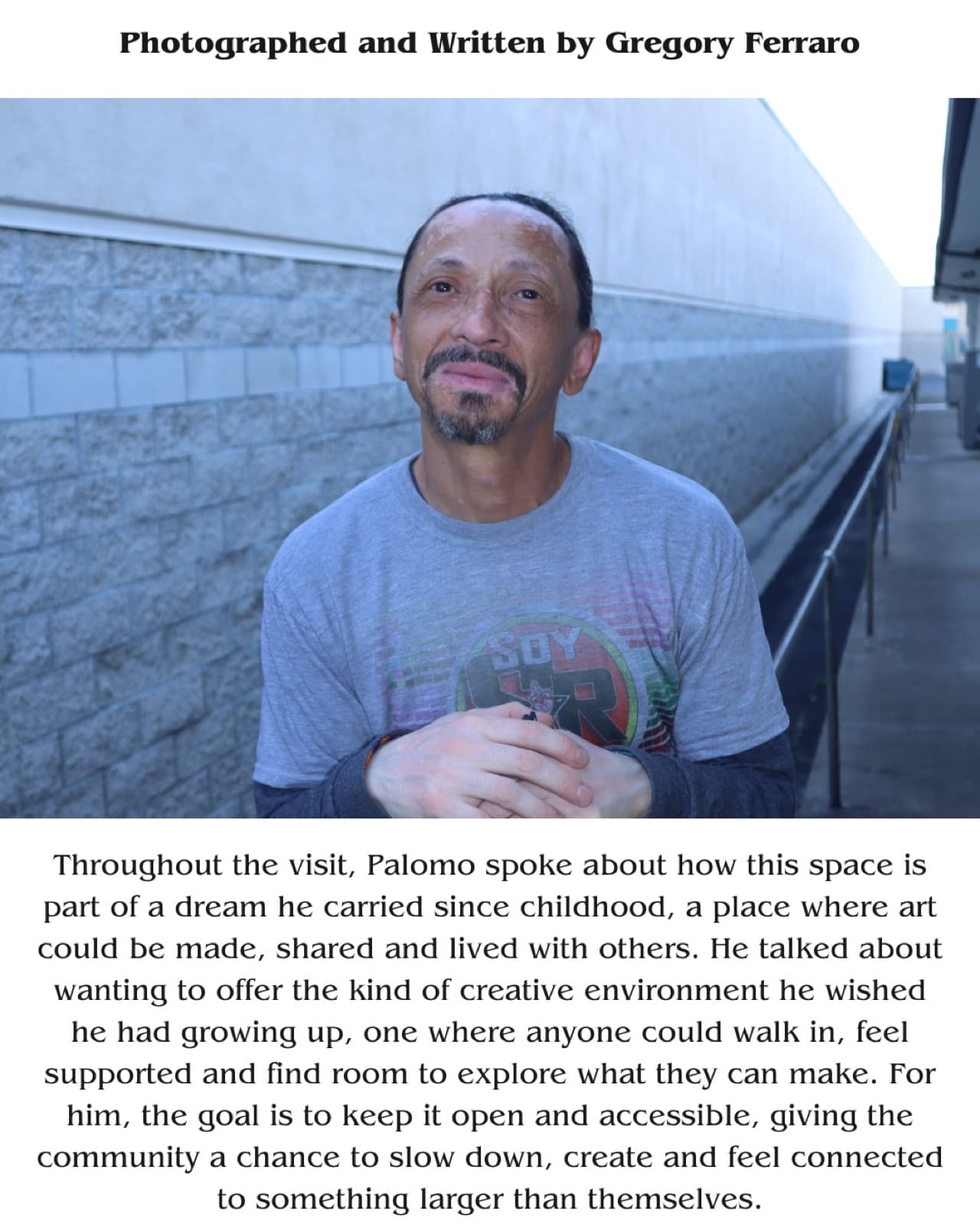 Antonio Palomo’s artist space · 12