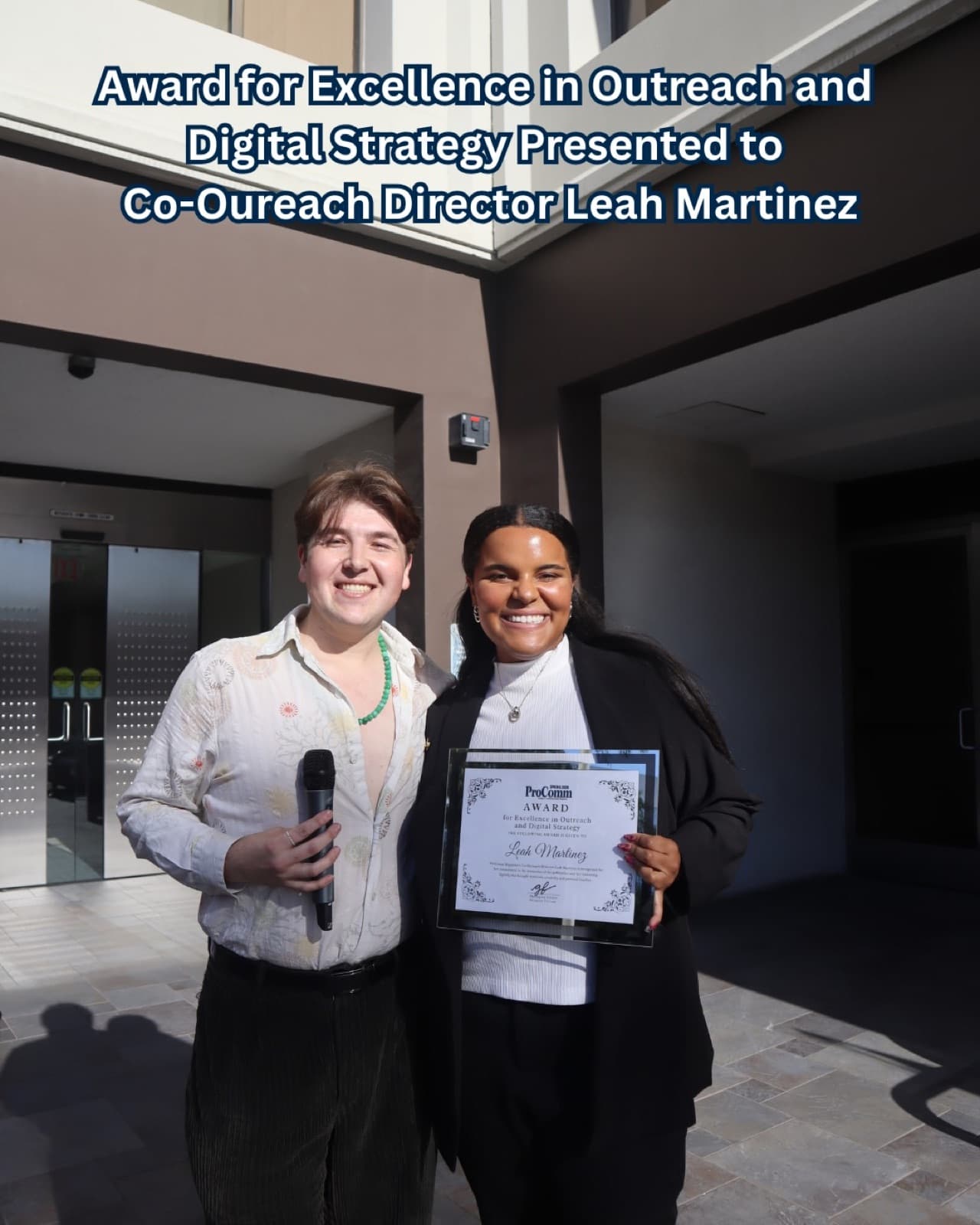 Honors for the ProComm team · 06