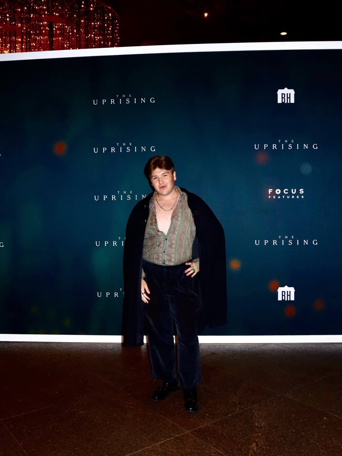 At a screening of The Uprising · 01